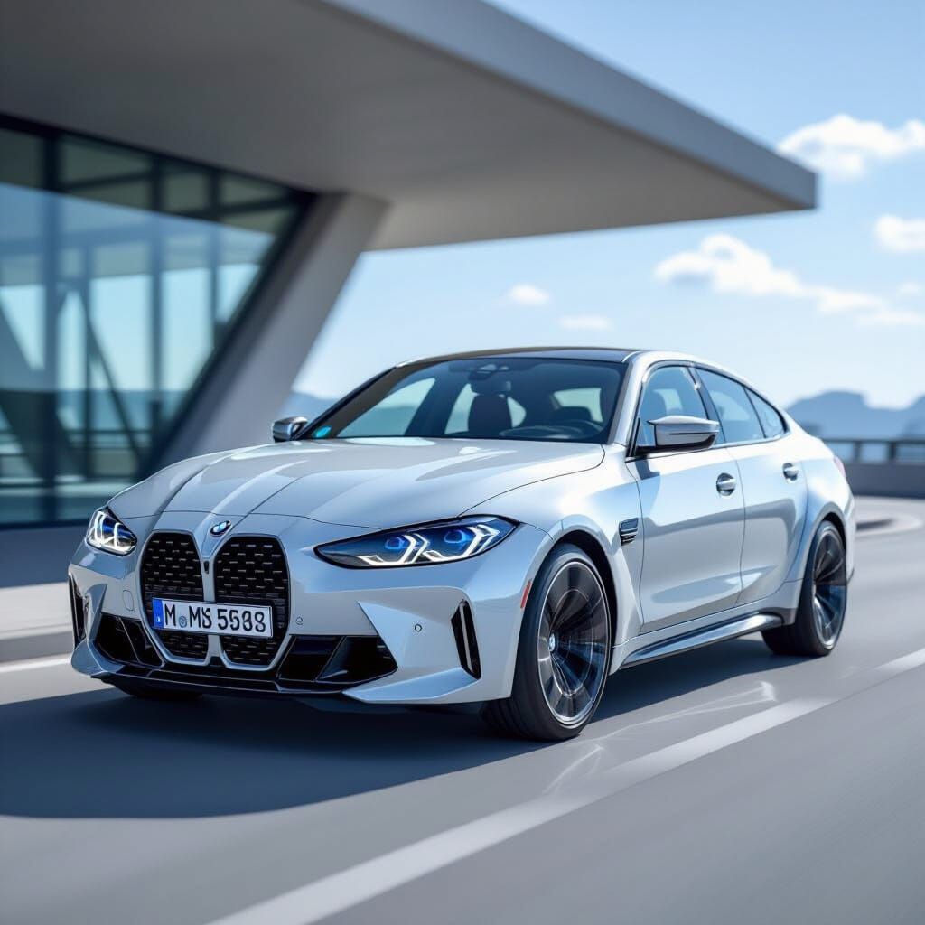 Sleek Modern BMW: Luxury Performance Vehicle