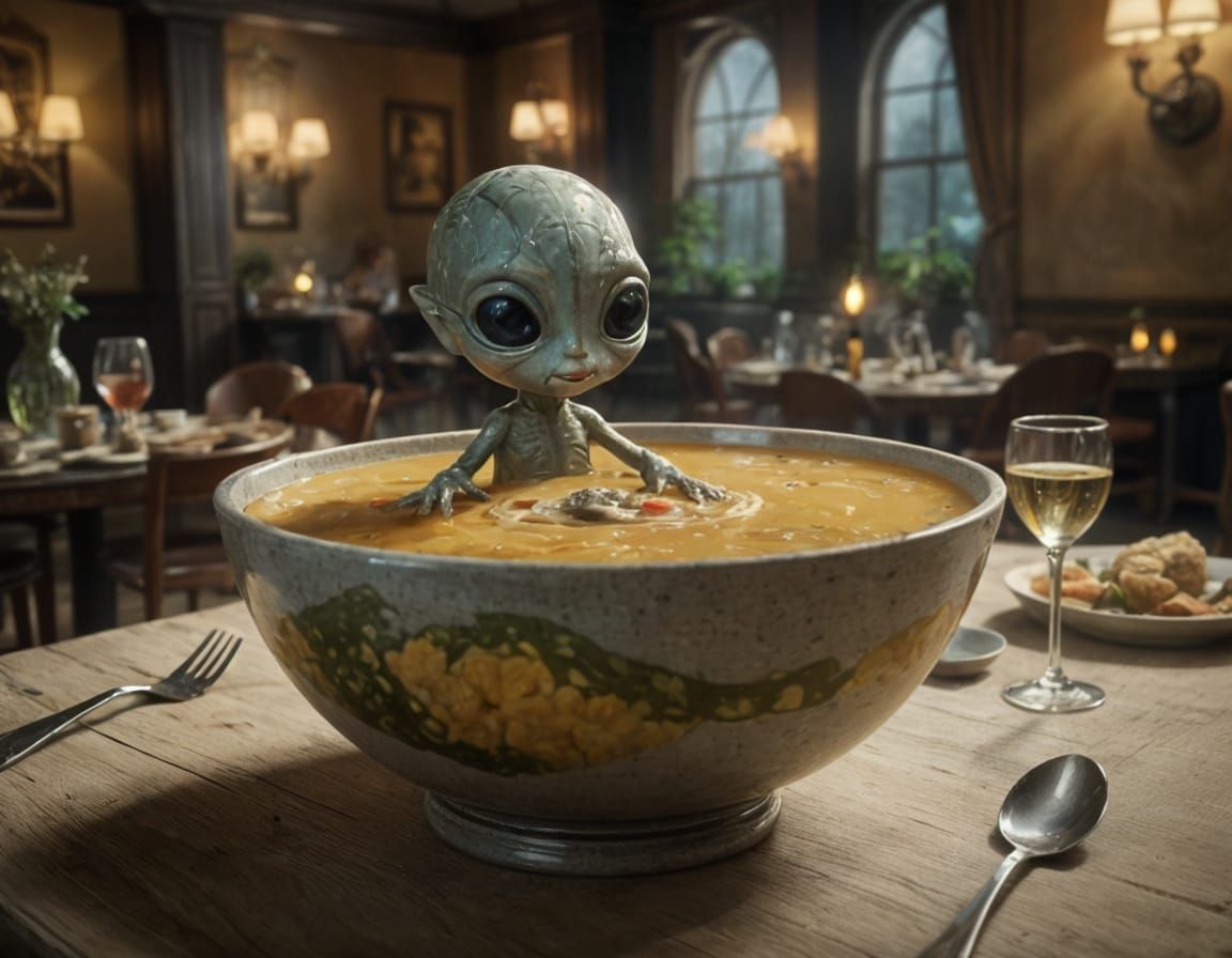 Excuse me waiter, it’s an alien in my soup!