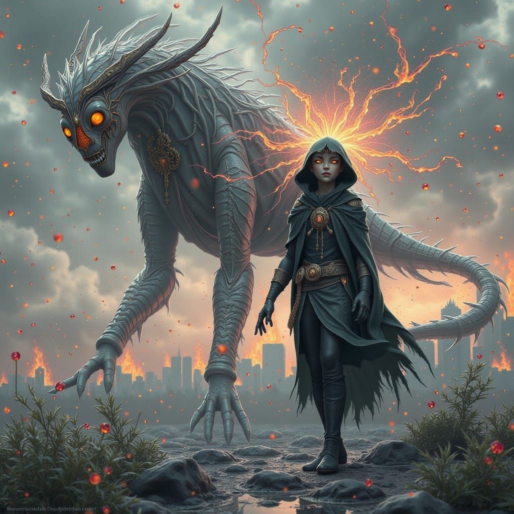 Dark Figure on the Brink of Chaos