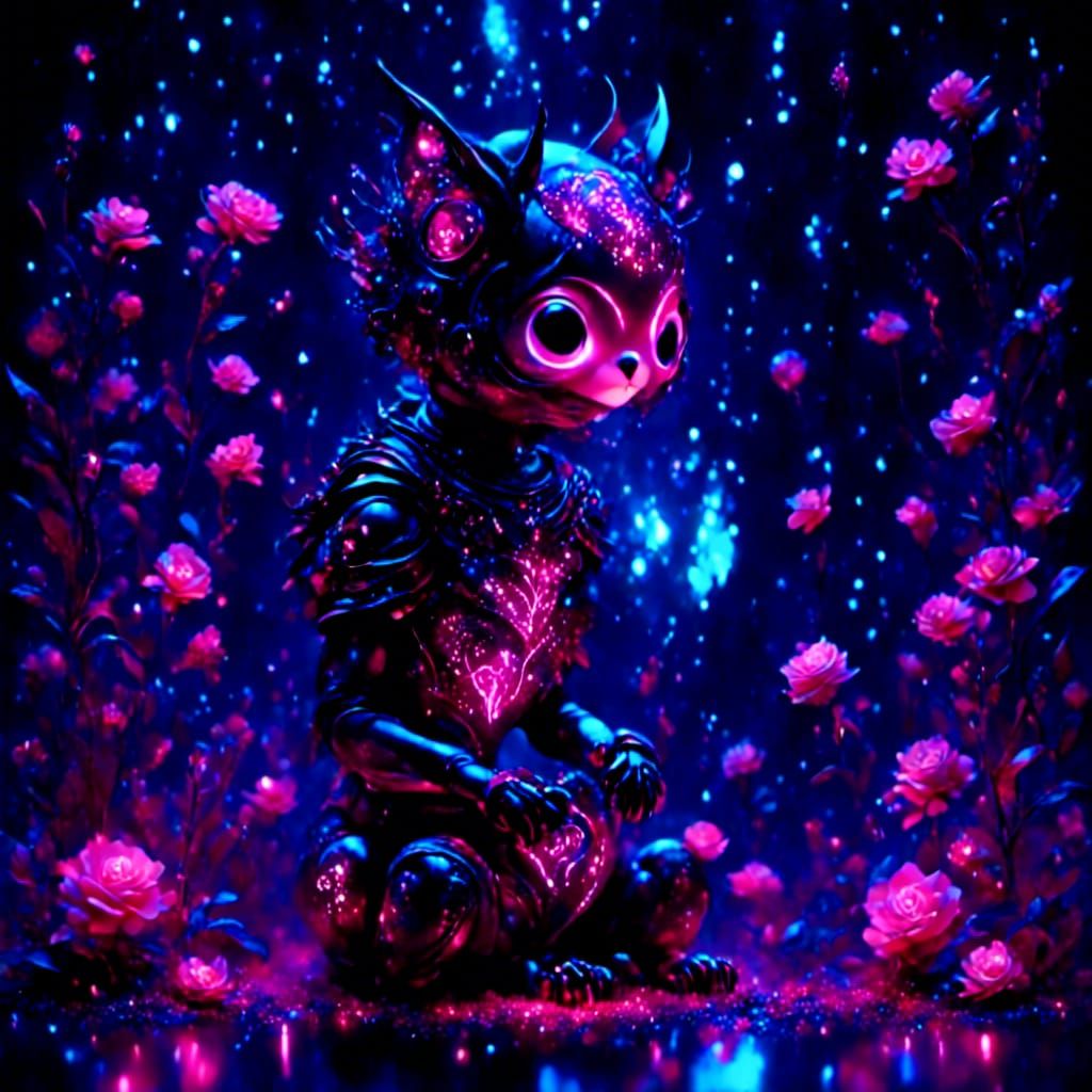 Dreamy Dark Creature in a Box