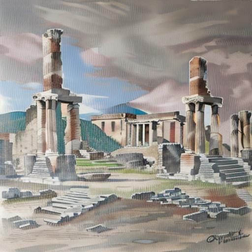 AI Image of Pompeii