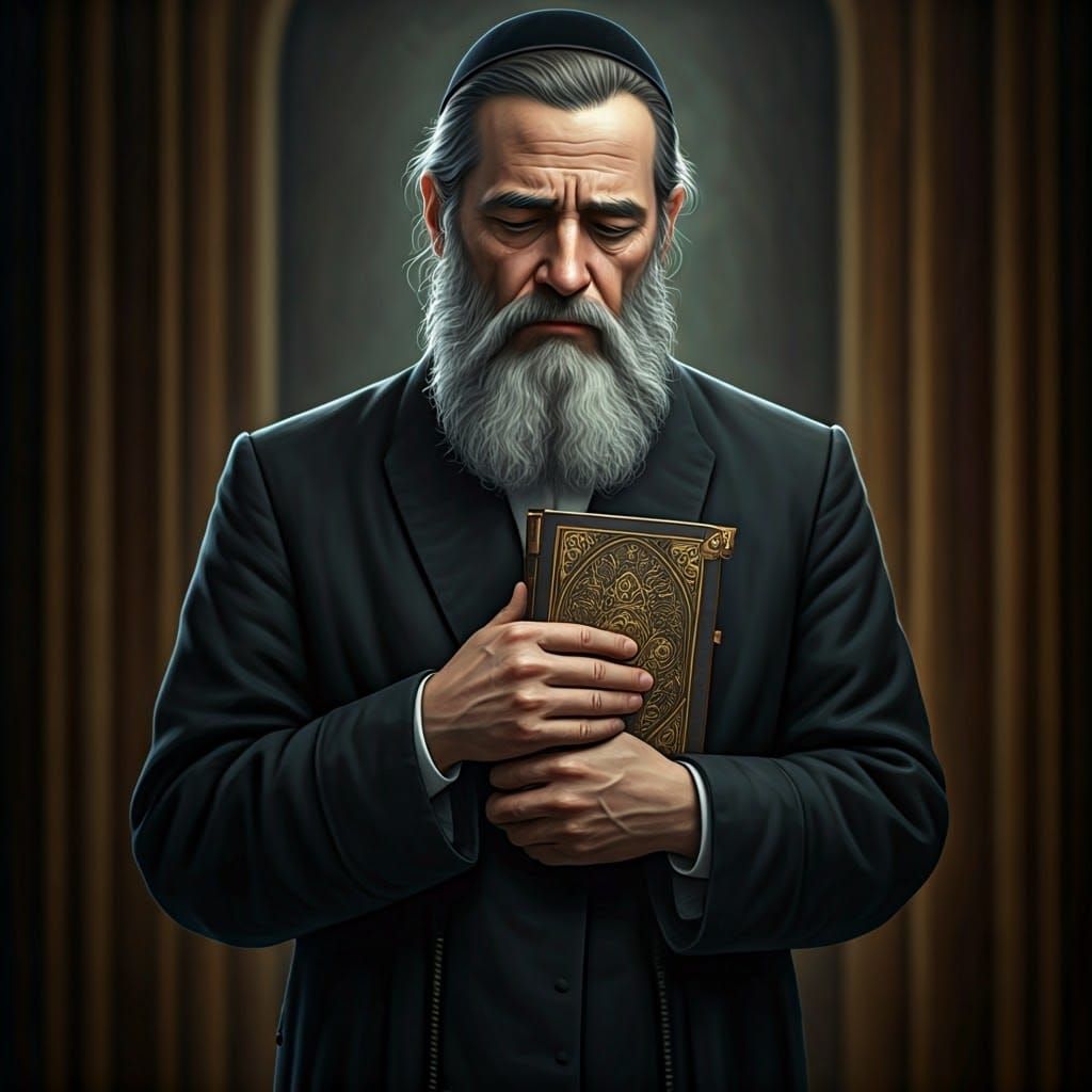 Lithuanian Man with Book in 3D Anime Art