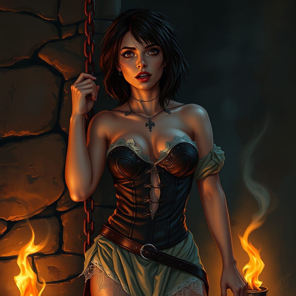 Trapped in a Dark Fantasy Realm