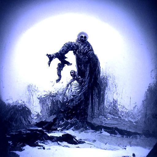 Horrific Scene in Style of Gustave Doré