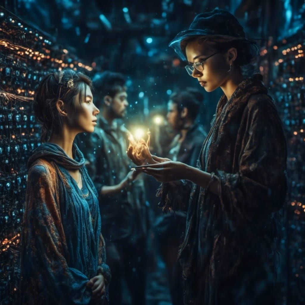 Hyperrealistic Colocation Server Inspection