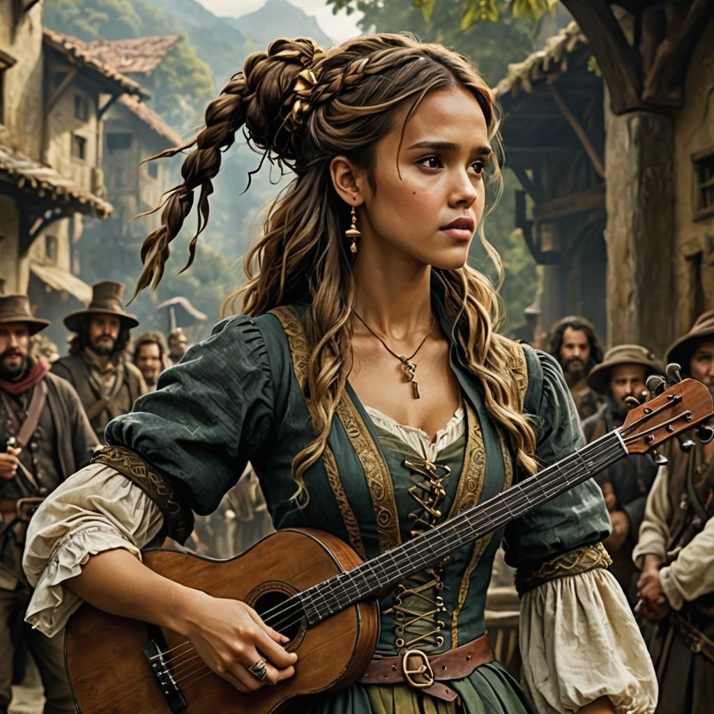 Harengon Bard Inspired by Jessica Alba