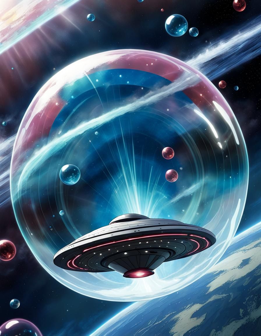 Star Trek Warp Drive in Anime Style