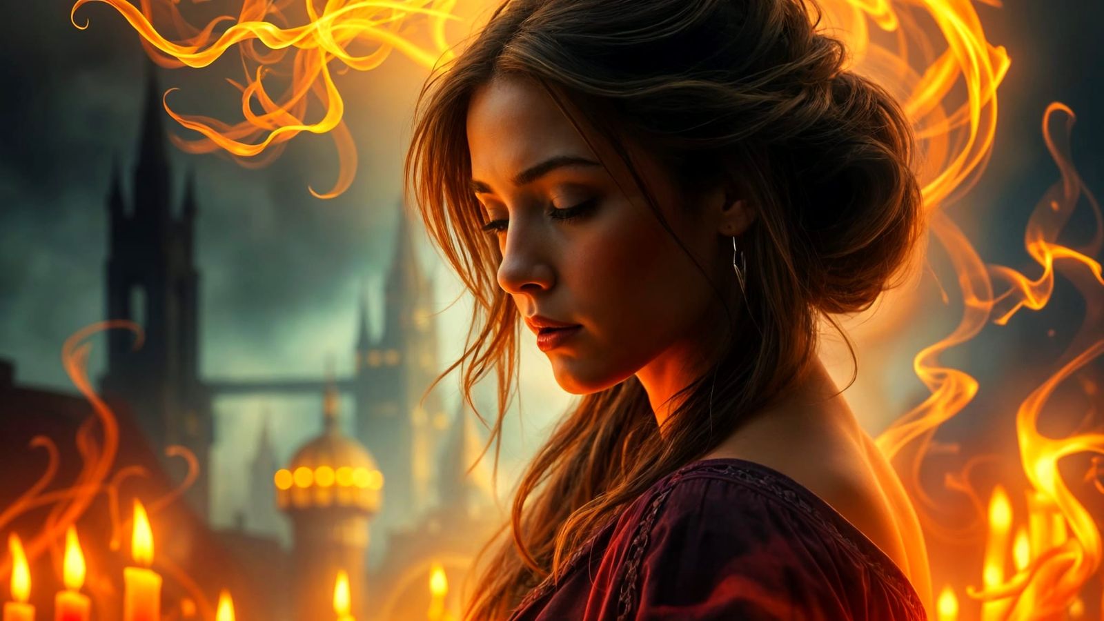 Blazing Divine Light in Vibrant Splendor