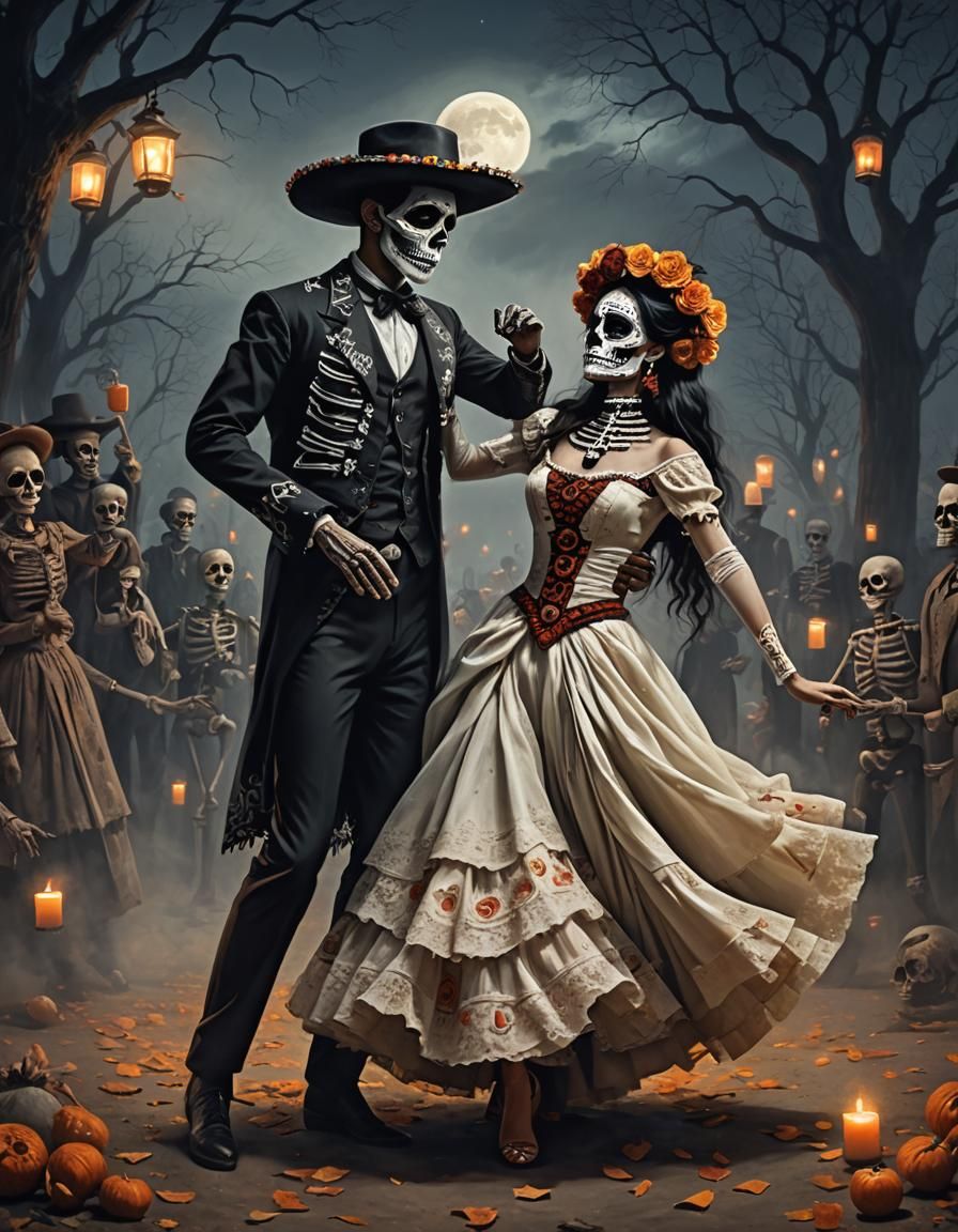 Day of the Dead: A Dance Macabre in Digital Art