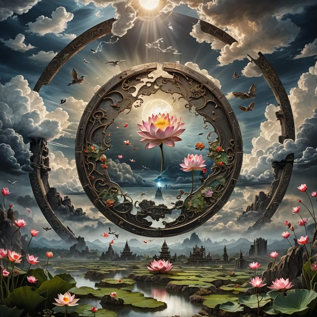 Fantasy Landscape: Good vs Evil in Graffiti Art