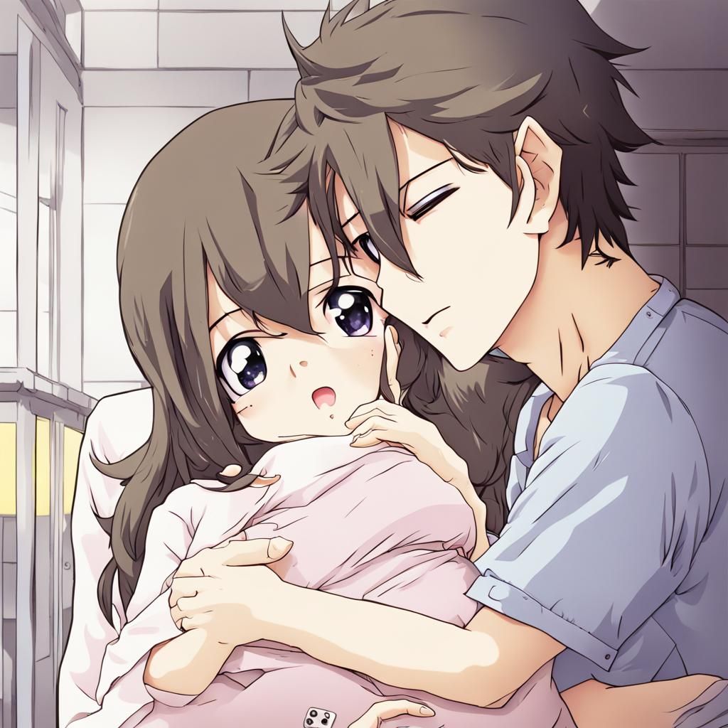 Anime Style Pregnancy Wish Realized