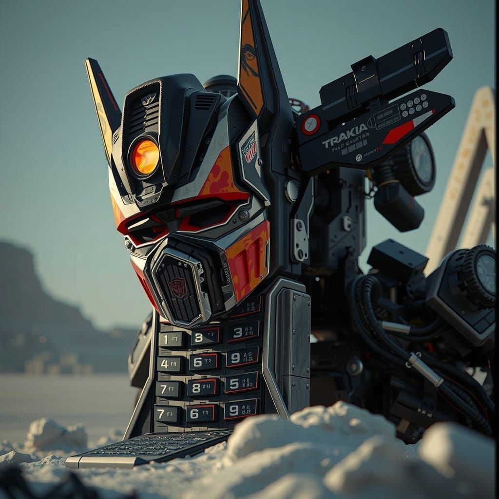 Vintage Transformer Emerges from Planetary Junkyard