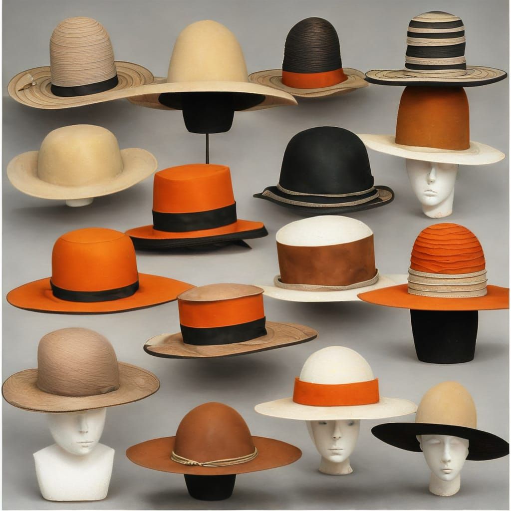 Unique Hats Crafted from Sunshine and Clay