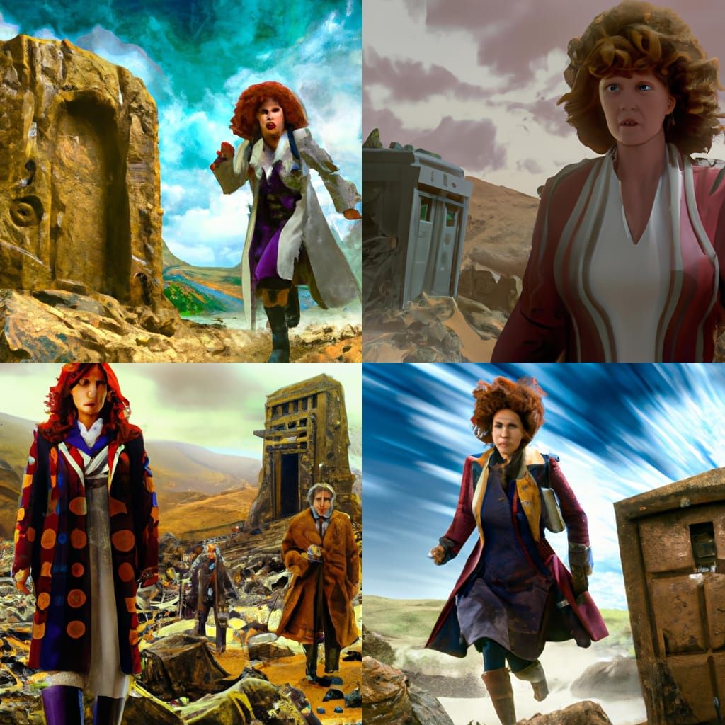 Doctor Who: The Fourth Doctor and Leela vs Rutans