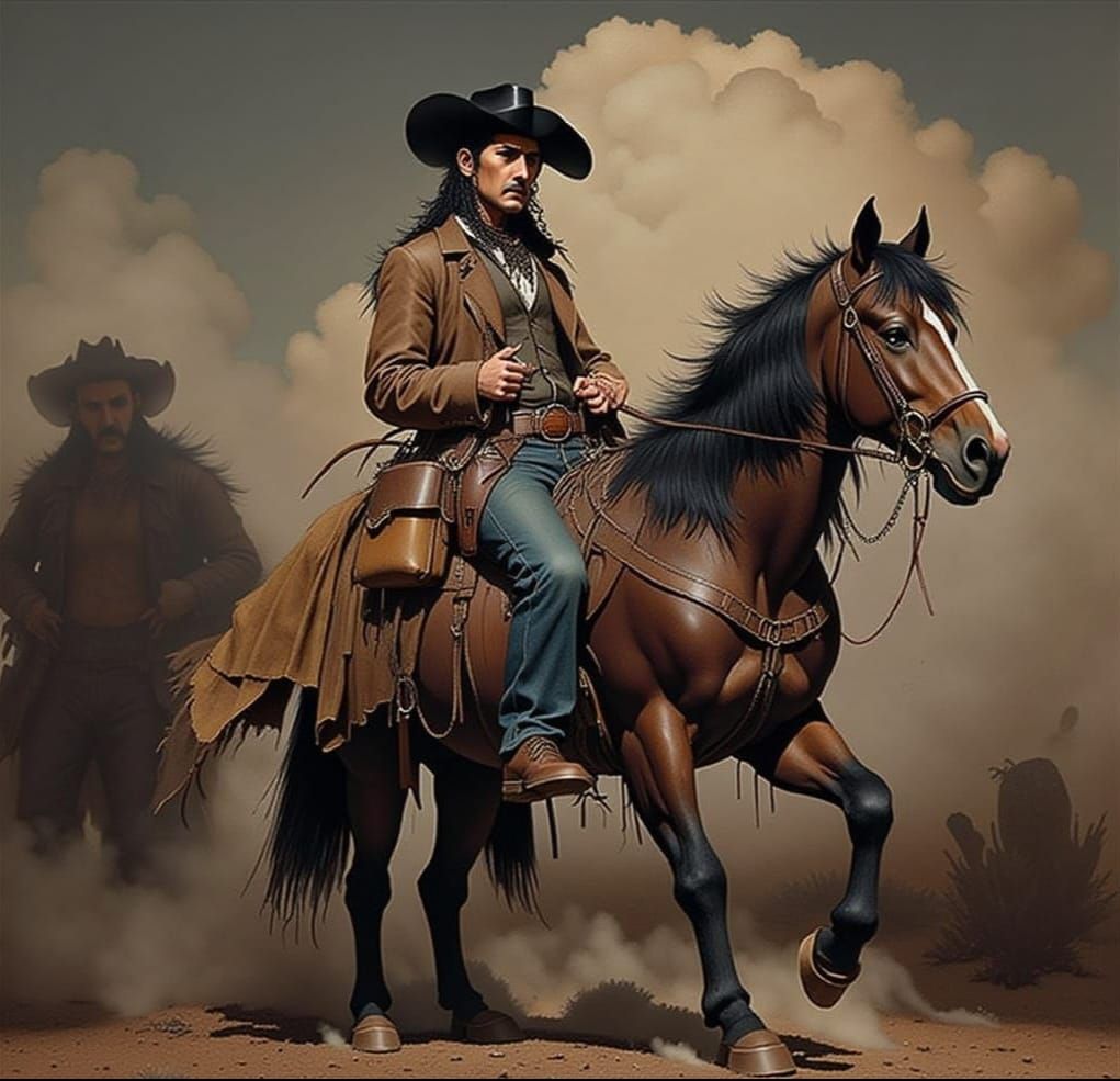 Vintage Traveling Show in Old West Style