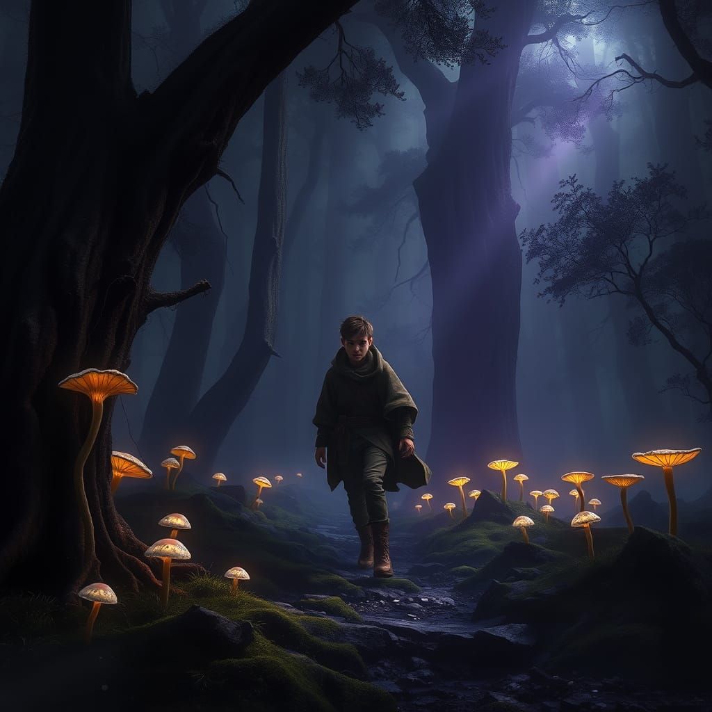 Dark Fantasy Adventurer Lost in the Shadows