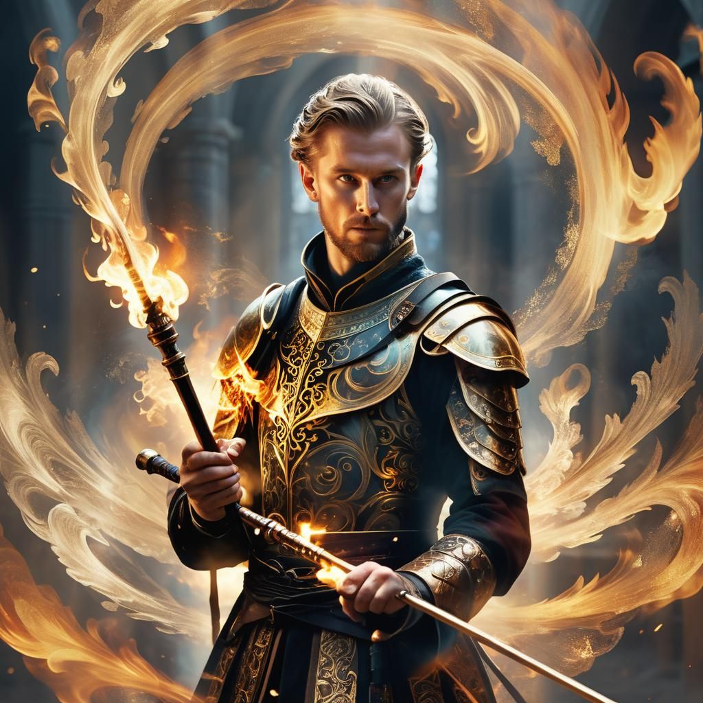 Bragi: Nordic God of Poetry in Renaissance Style