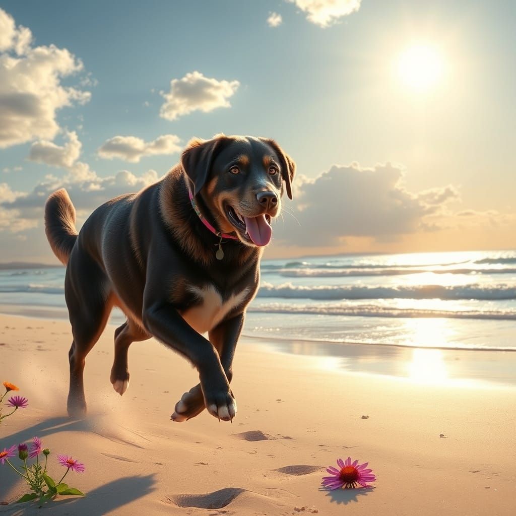 Labrador Moth Hybrid on a Fairy Tale Beach