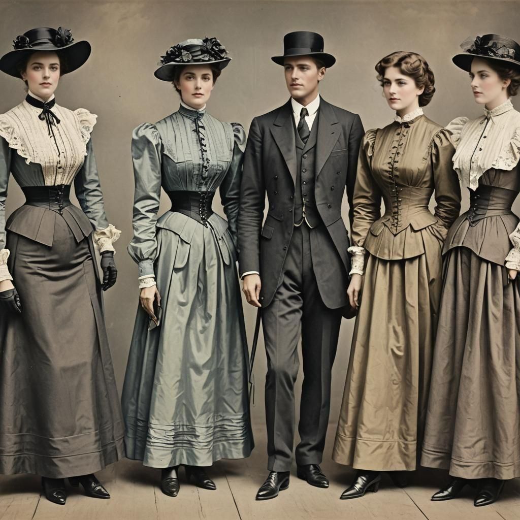 19th Century Group Portrait in Color