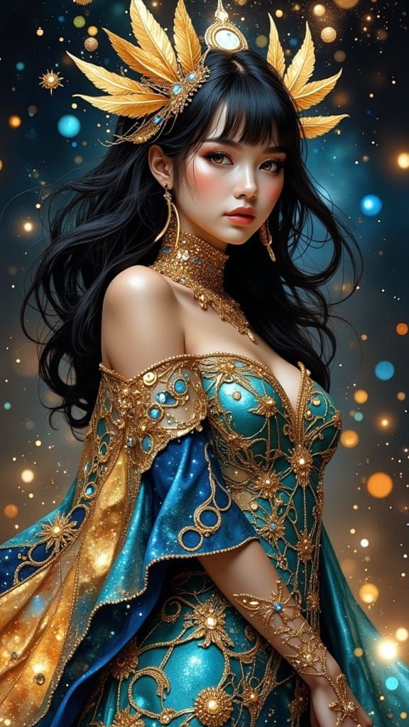 Galactic Empress in Celestial Regalia