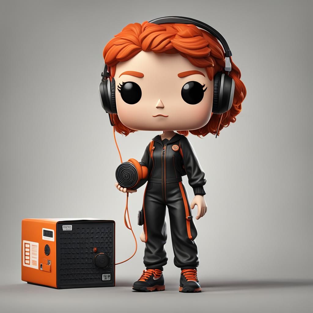 Funko Pop Figurine of a Redhead Girl