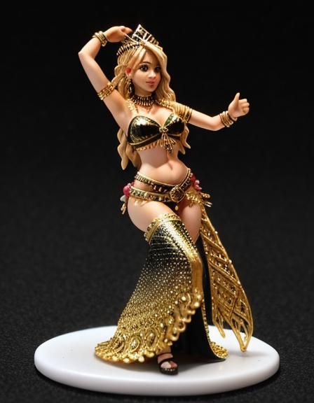 Shakira Miniature Collectible Figurine Belly Dance