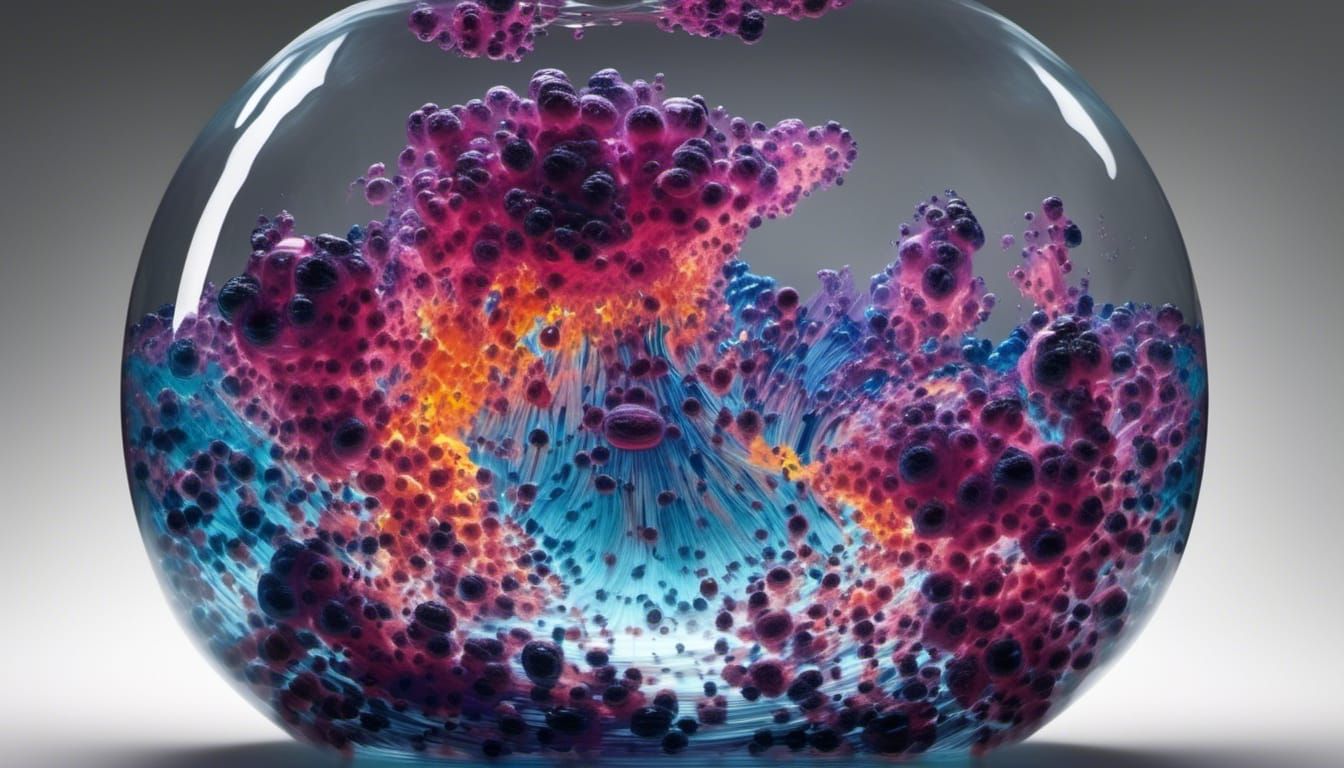 Nuclear Explosion in a Bottle: Digital Art