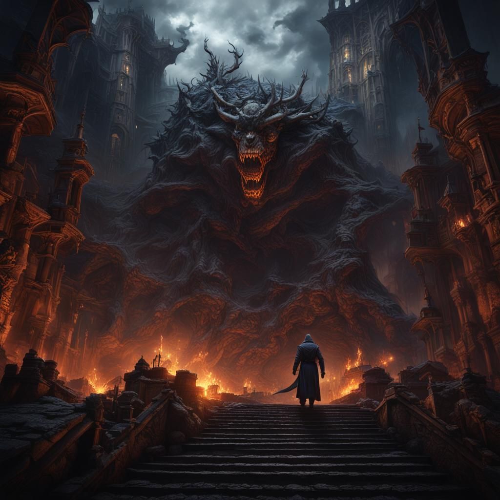 Hatred Ascending: Detailed Fantasy Concept Art