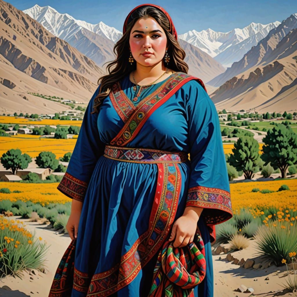 Afghan Beauty Illuminates Her Nation's Landscape