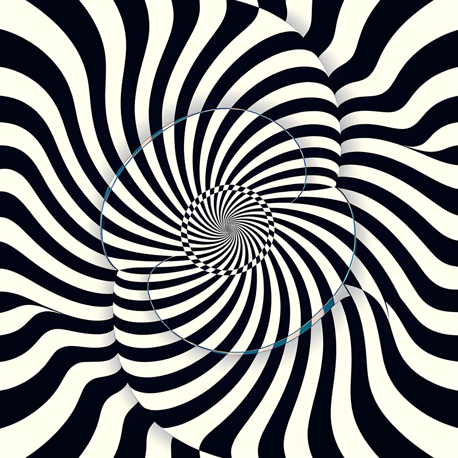 Dynamic Optical Illusion: Kaleidoscope Art in Motion