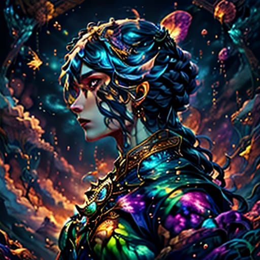 Enchanted Whimsy in Vibrant Inkling Aesthetic