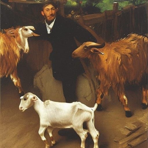 Baroque Animal Scene Inspired by Snyders and Korovin