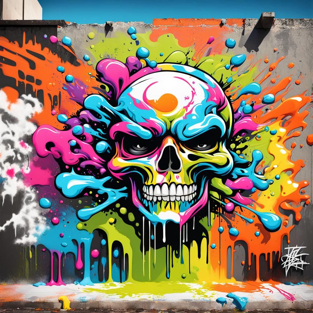 Graffiti Art Expressing Frustration with Judgment