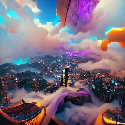 Fantastical Matte Painting in Deep Color