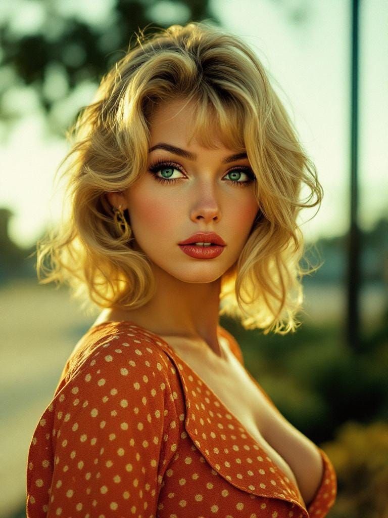 1970s Americana Portrait in Style of Leiter and Eggleston