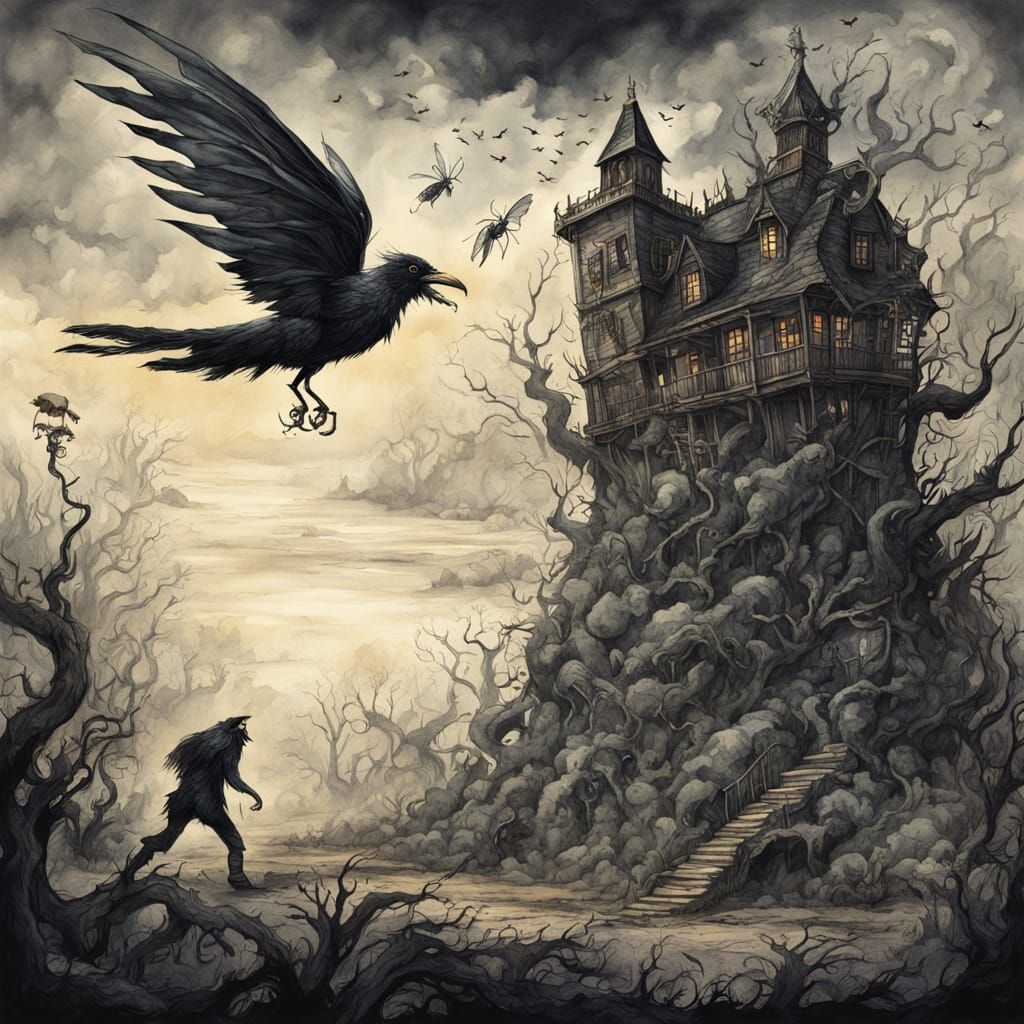 Dark Fantasy Epic: Giant Beanstalk Pursuit