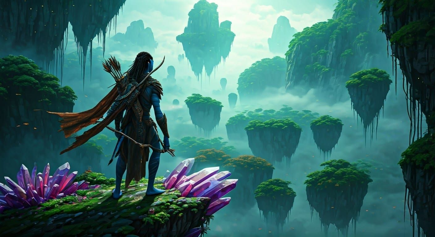 Na'vi Hunter Guarding Hallelujah Mountains