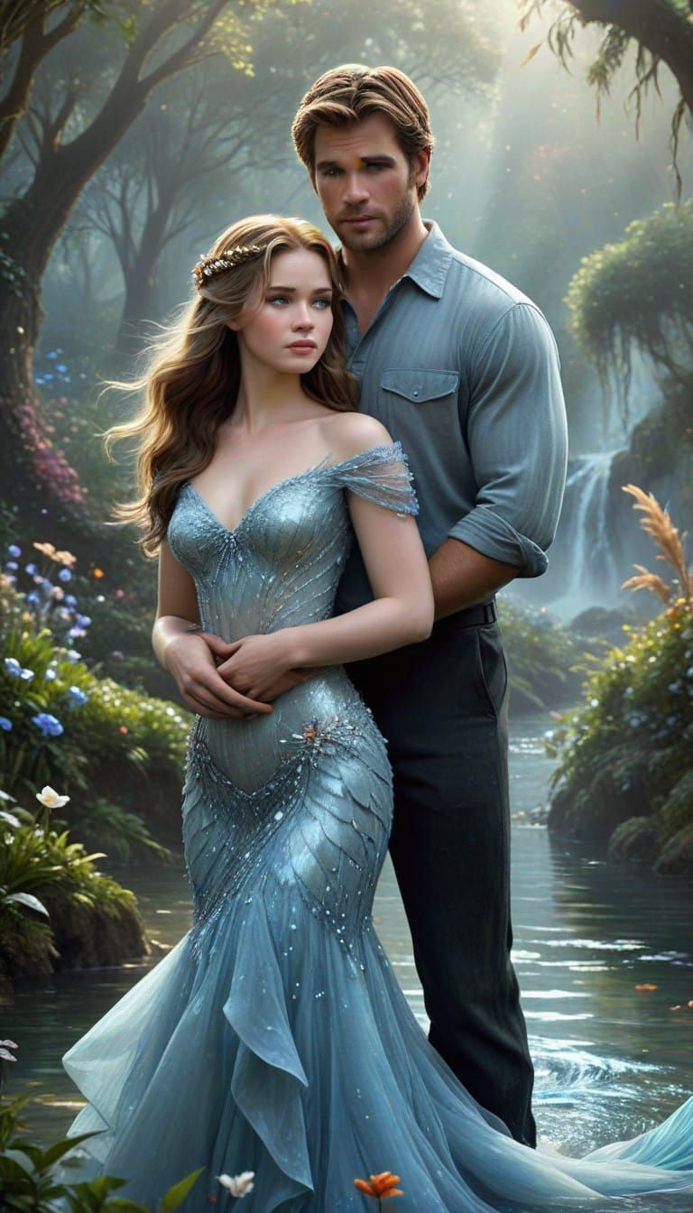 Gale from the Hunger Games in Ethereal Fantasy Style