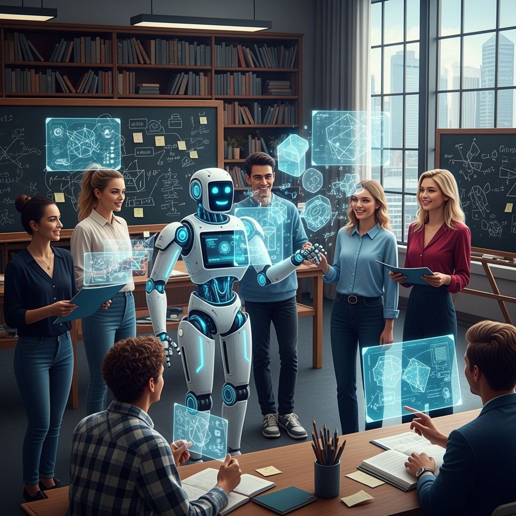 Students Learn Abstract Concepts with Futuristic Robot