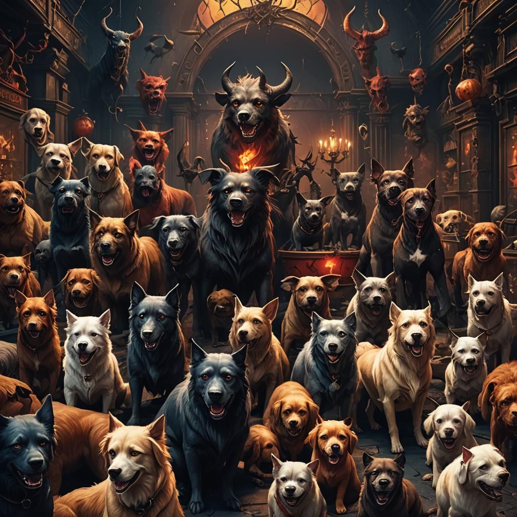 Scary Pet Store: Hell Hounds and Demon Dogs