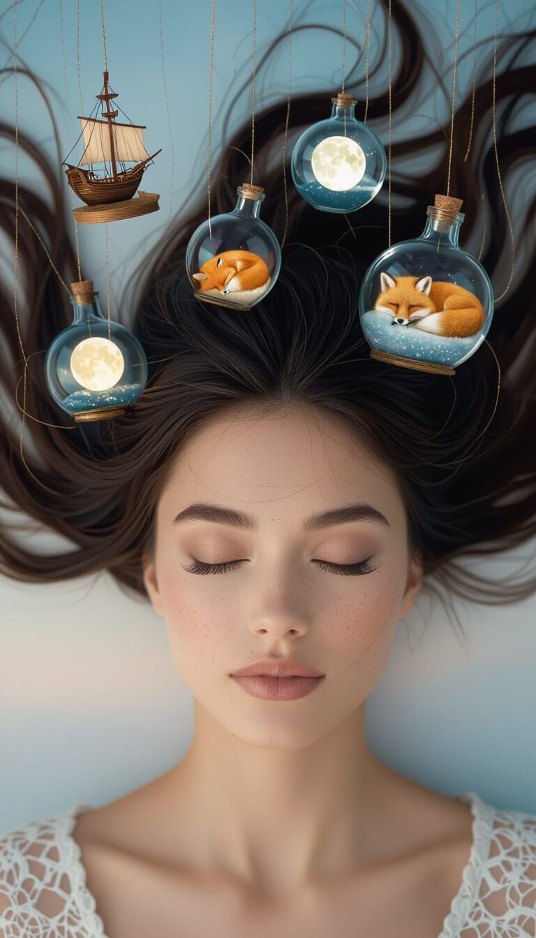 Dream Weaver: Woman's Subconscious Dreamscapes