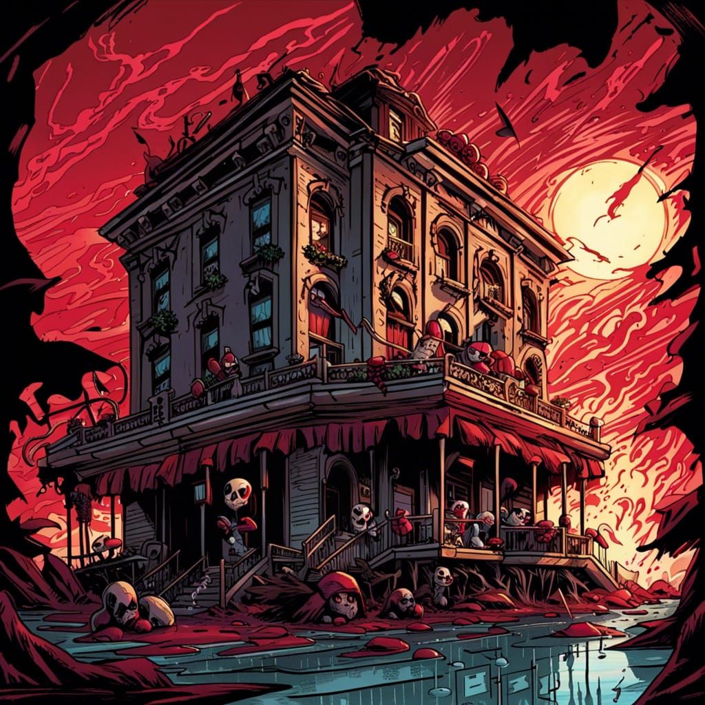 Alastor Hazbin Hotel: Comic Book Art