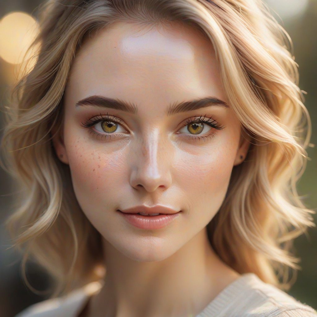 Ethereal Blonde Beauty Captured in Soft Focus Photography
