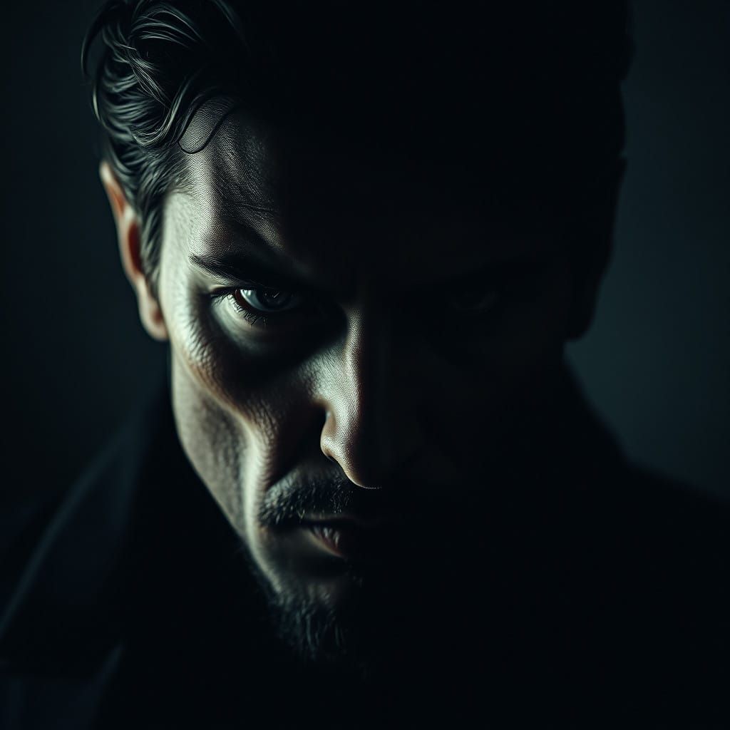 Mysterious Minjon Figure in Dark, Moody Atmosphere