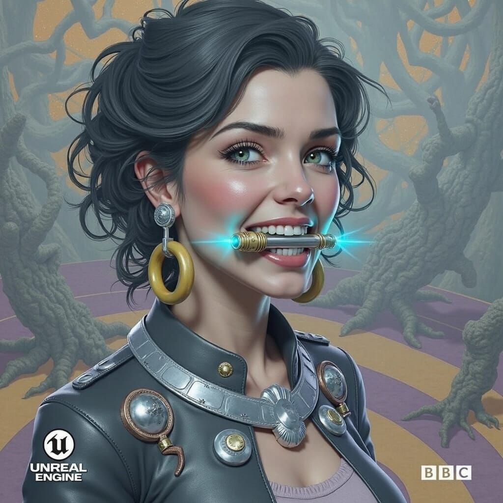 Ethereal Adventurer with Sonic Screwdriver