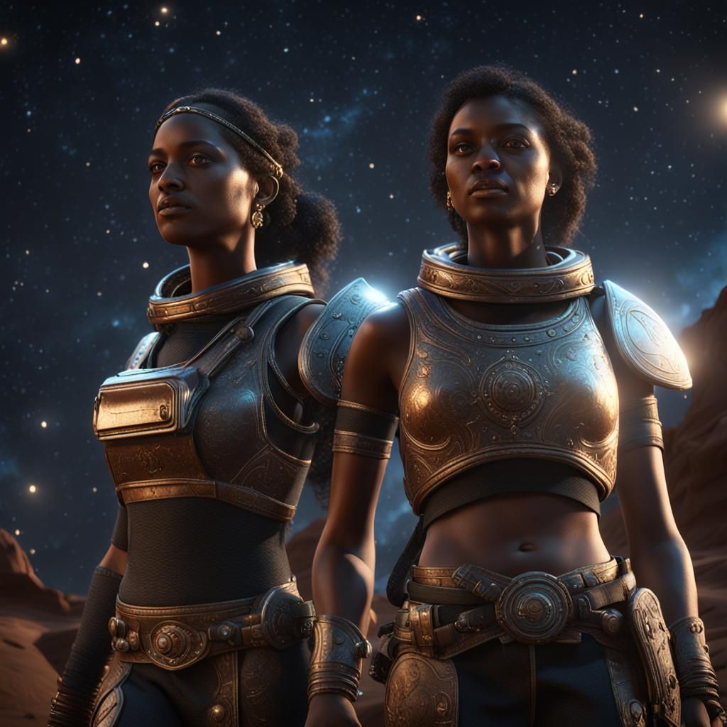 Orion's Belt: Three Women in a 3D Cinematic Style
