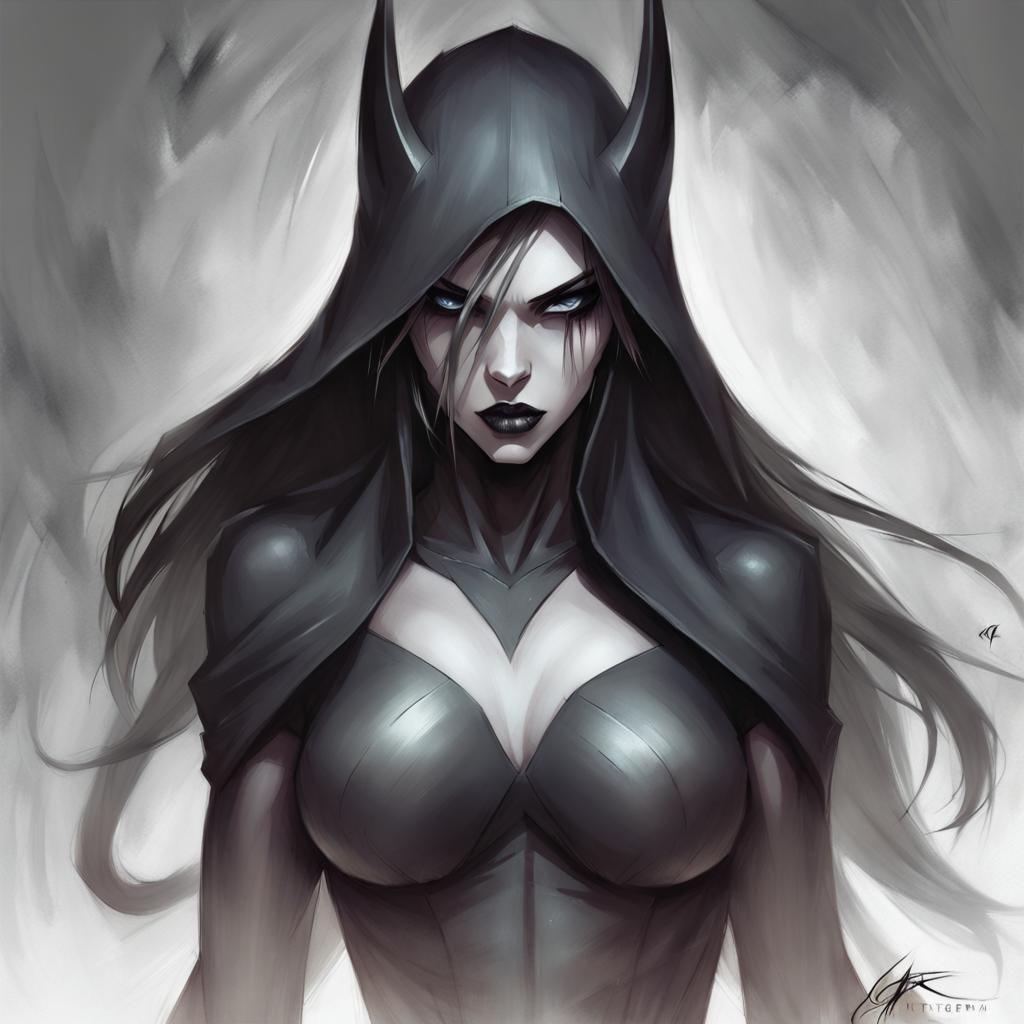 Grimdark Portrait as Digital Art