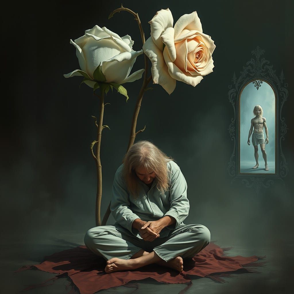 Ethereal Melancholy in a Dark Fantasy Realm