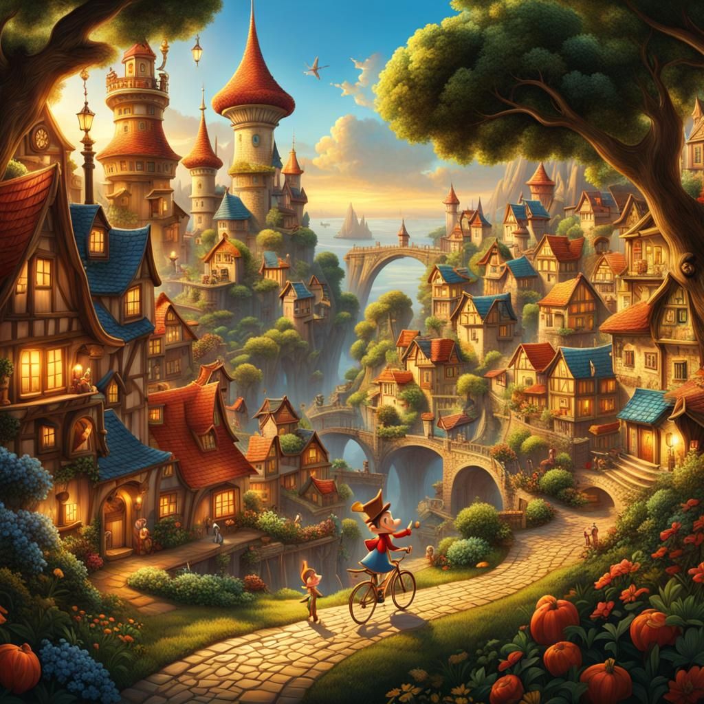 " Pinocchio monde du maximalisme "