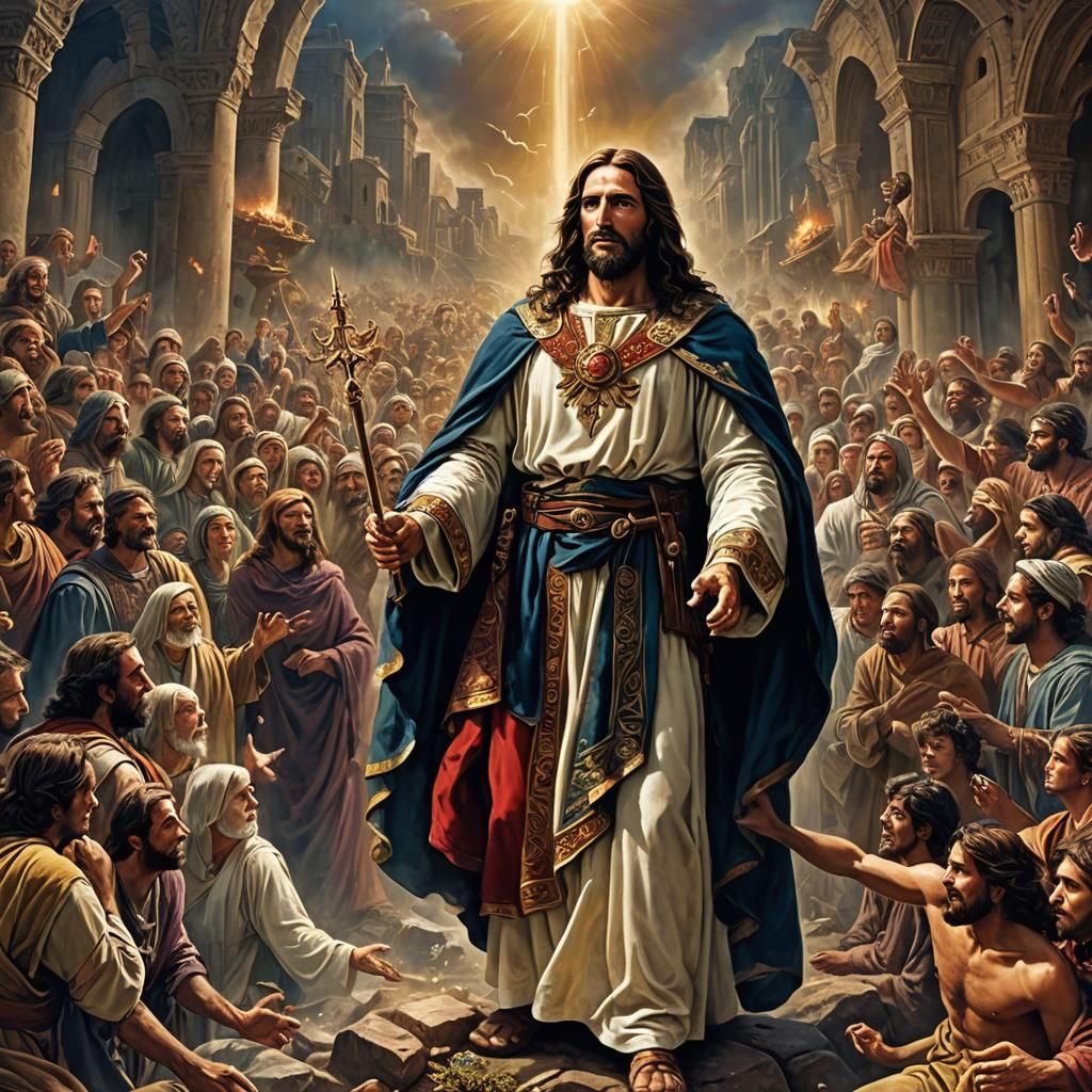 Divine Matte Painting of God's Love in Unreal Engine